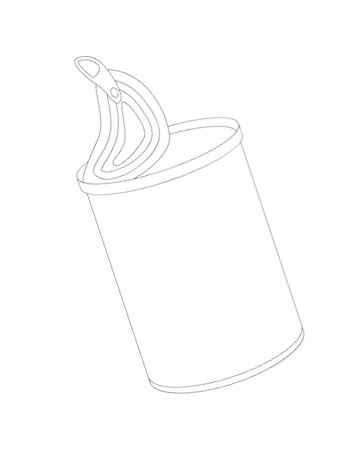 缶のイラスト